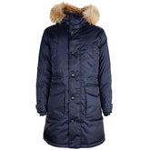 Add Blue Nylon Men Jacket -   -  Add.
